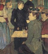 Henri  Toulouse-Lautrec Un Coin du Moulin de la Galette painting